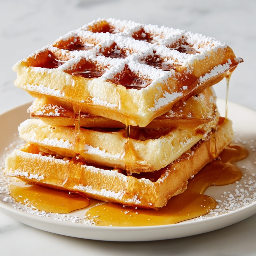 Easy Homemade Waffles Recipe - Recipe Image