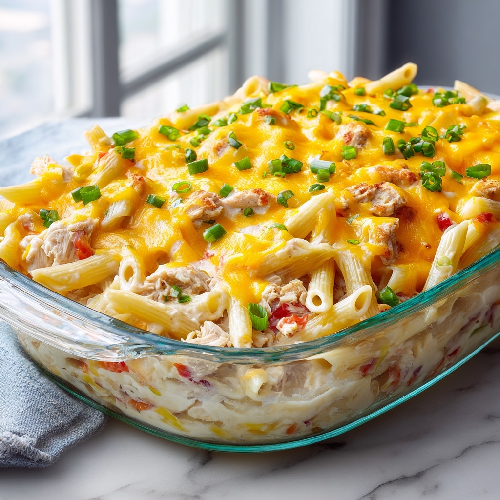 Cajun Cream Cheese Chicken Pasta Bake That Comforts 4 Ways Recipe - Recipe Image