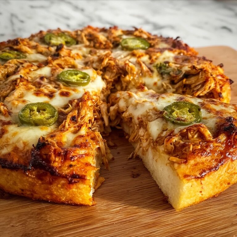 Spicy Chicken and Pickled Jalapeño Pizza Recipe