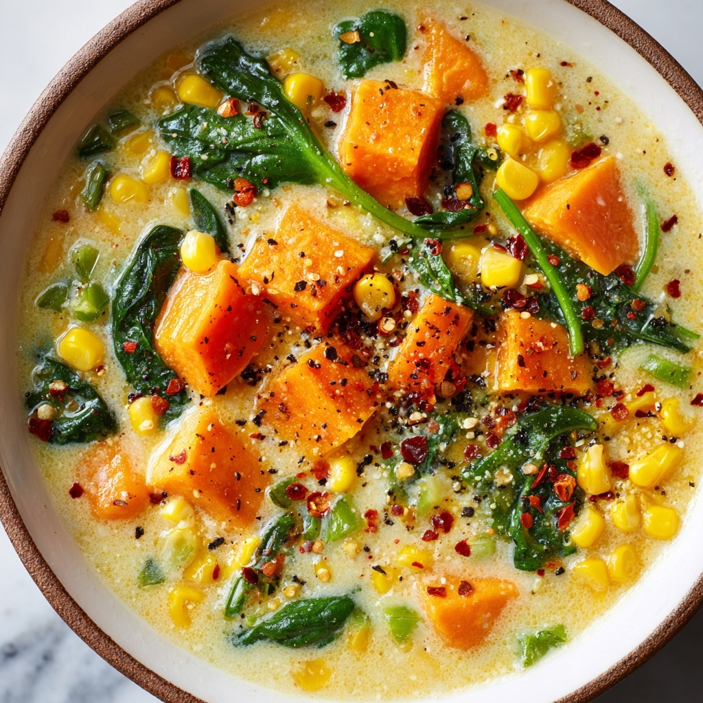 Sweet Potato and Corn Chowder Recipe - Recipe Image