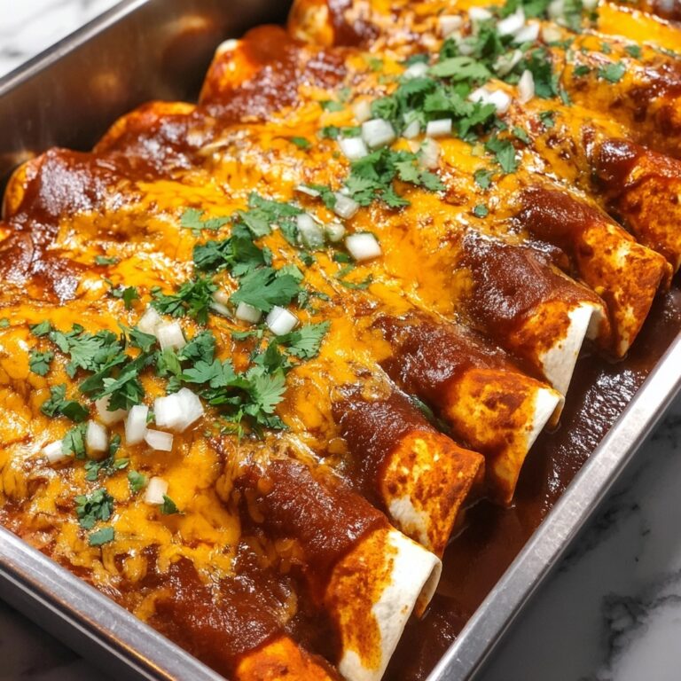 Easy Bean and Cheese Enchiladas Recipe