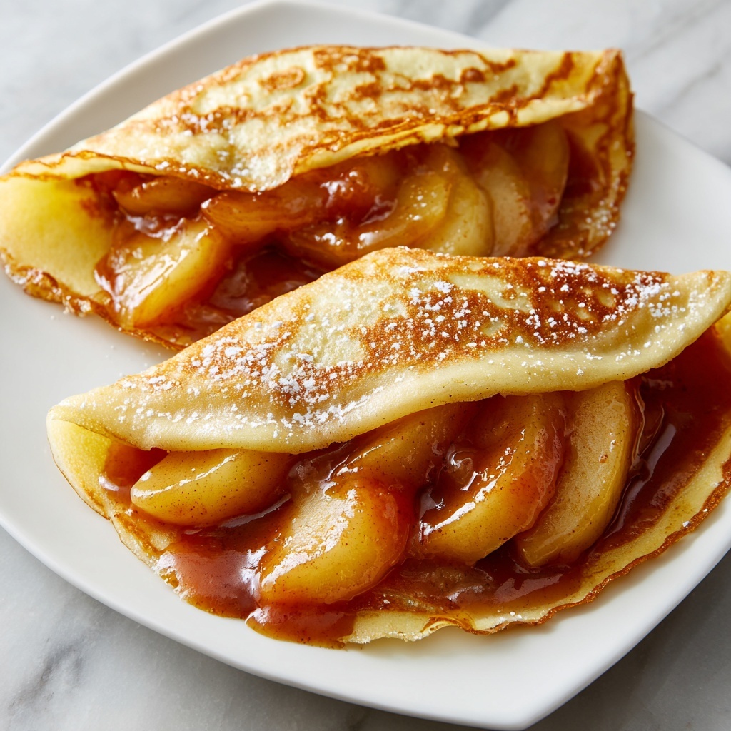Vegan Gluten-Free Apple Cinnamon Crepes Recipe - Recipe Image