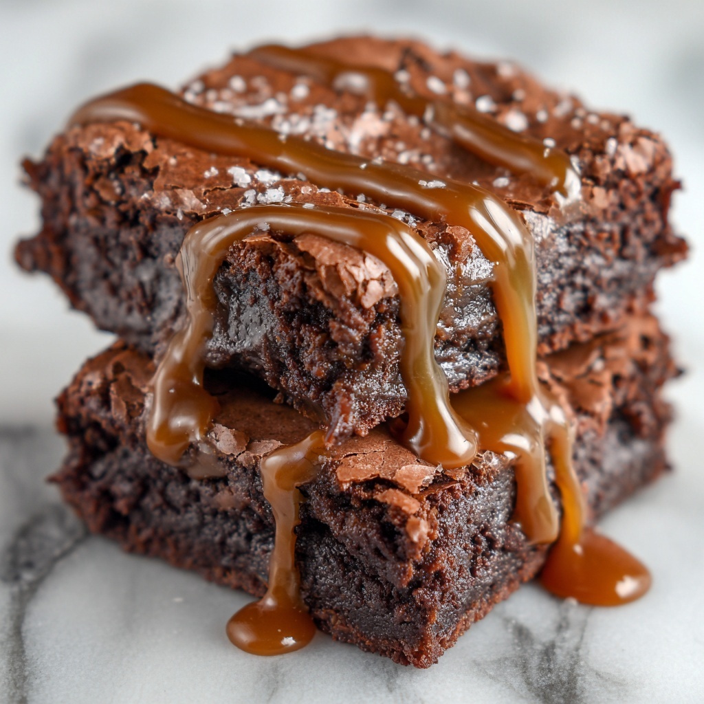 Caramel Chocolate Brownies That Will Melt Your Heart Recipe - Recipe Image