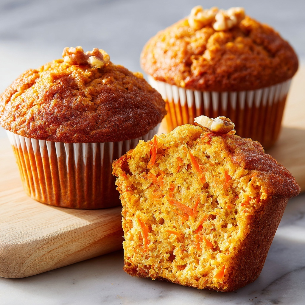 Healthy Carrot Muffins Recipe - Recipe Image