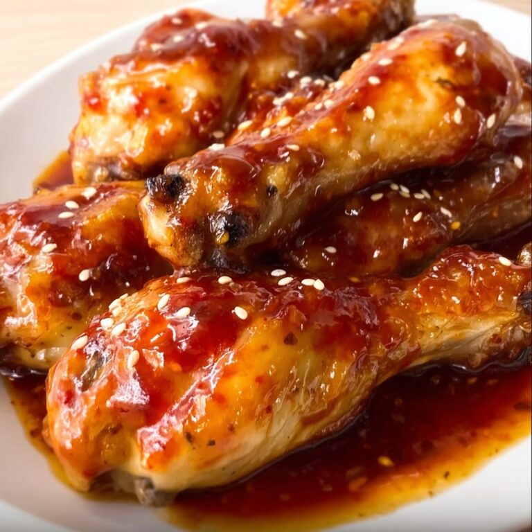 Honey Garlic Chicken Wings Recipe