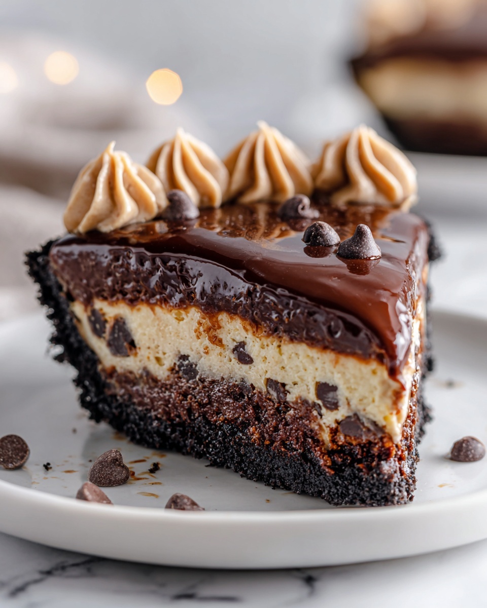 Chocolate Peanut Butter Temptation Pie Recipe - Recipe Image