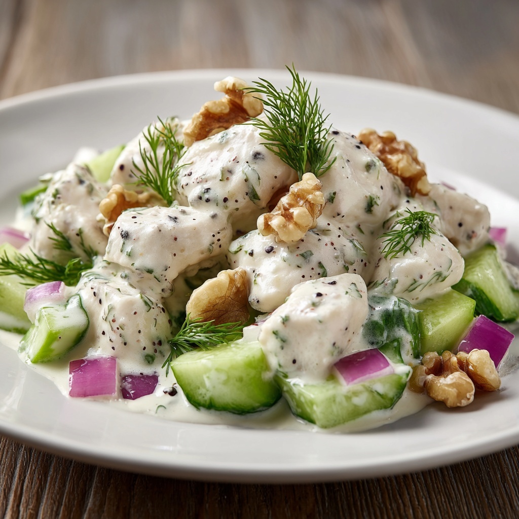 High Protein Chicken Salad Recipe - Recipe Image