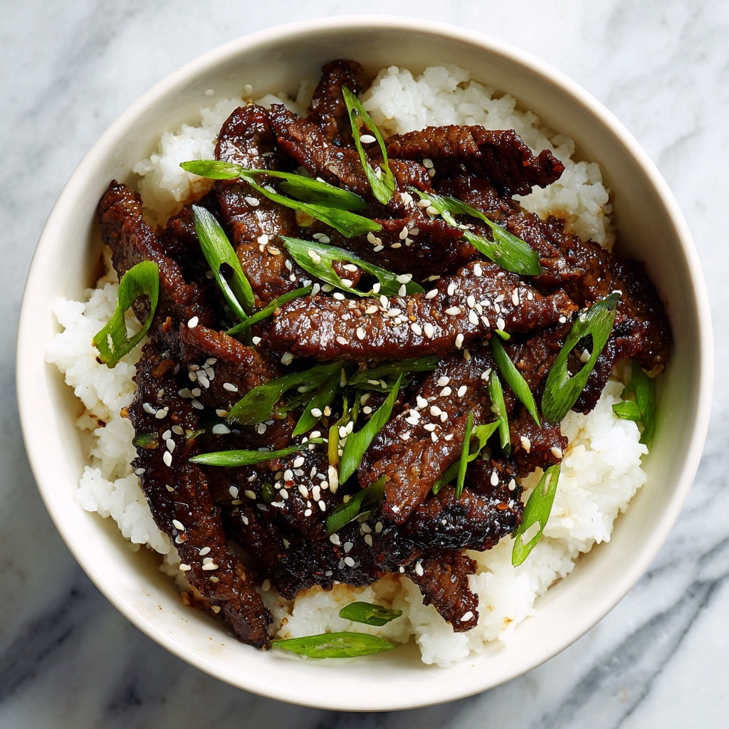 Crispy Beef Rice Bowl Recipe - Recipe Image