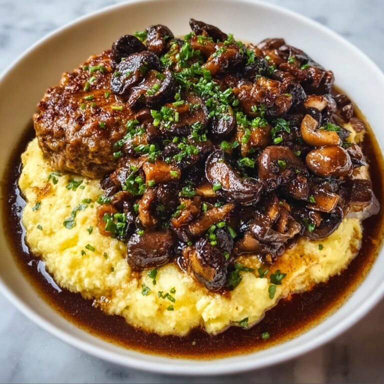Salisbury Steak with Garlic Mash: 5 Comforting Flavors Recipe