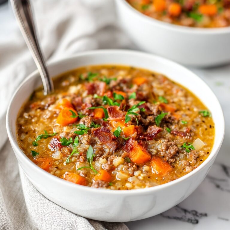 Comforting Ground Turkey and Veggie Soup with Nomato Sauce and Grain-Free Pasta Recipe