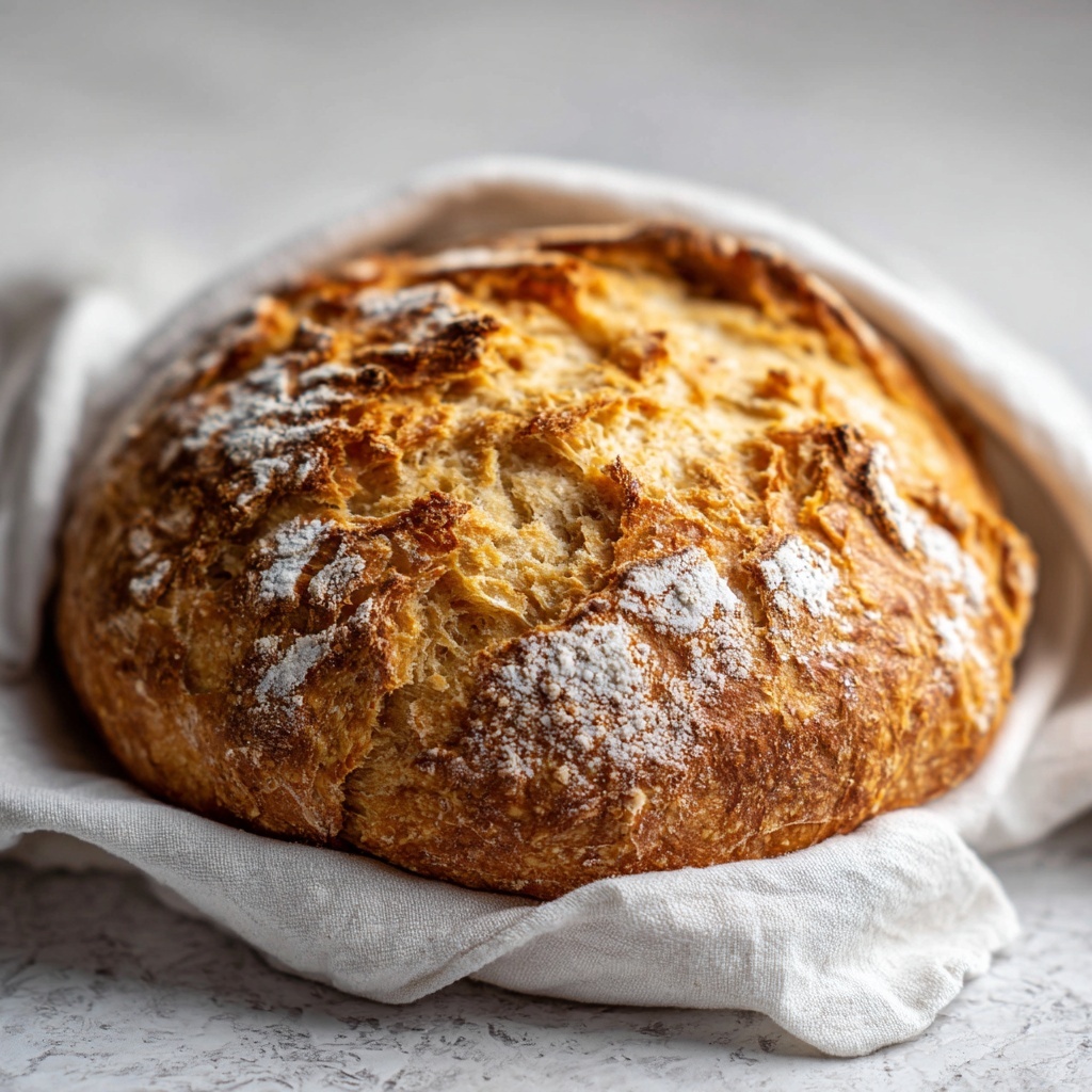 Master No Knead Artisan Bread in Just 45 Minutes Recipe - Recipe Image