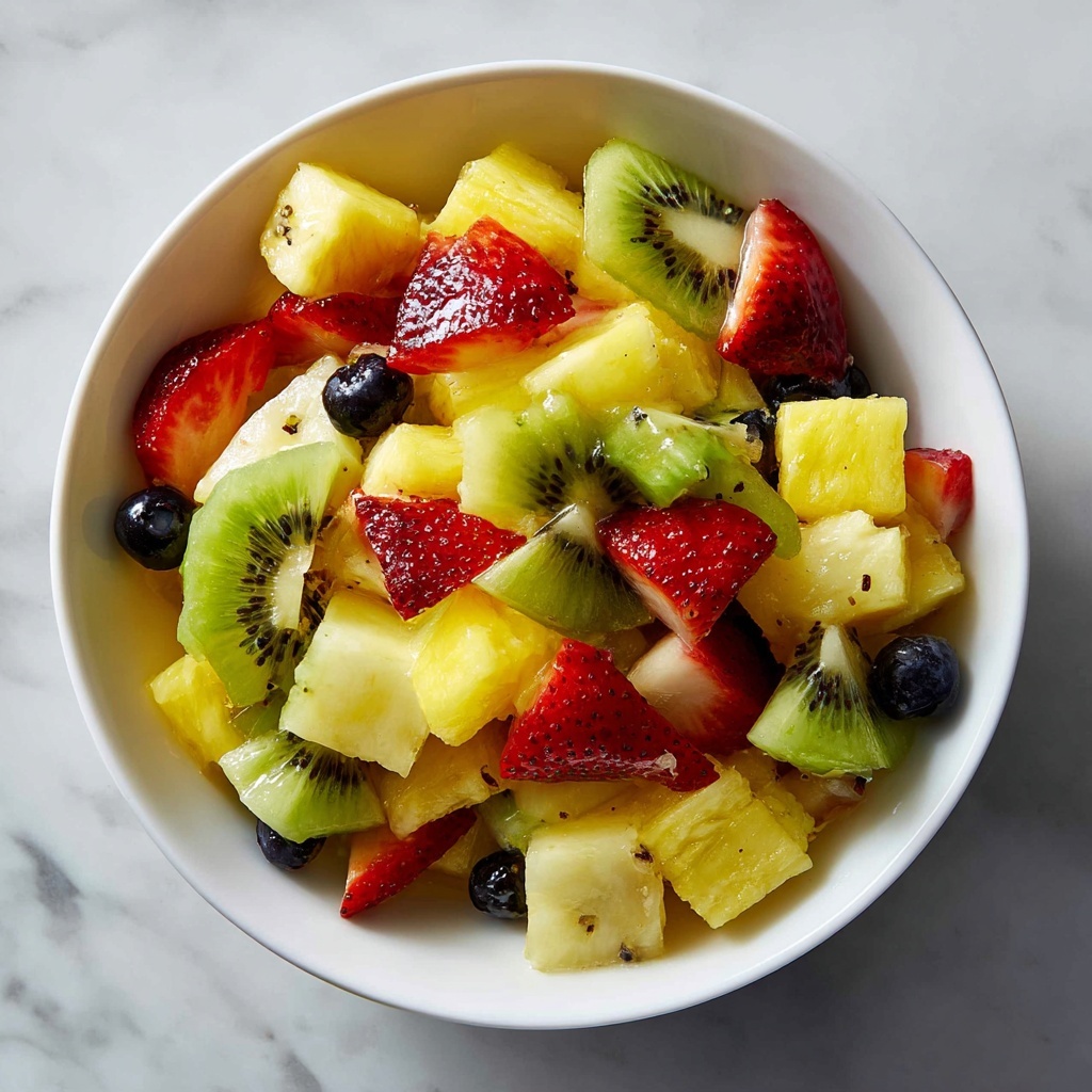 Brighten Your Day with Tropical Fruit Salad Bliss Recipe - Recipe Image