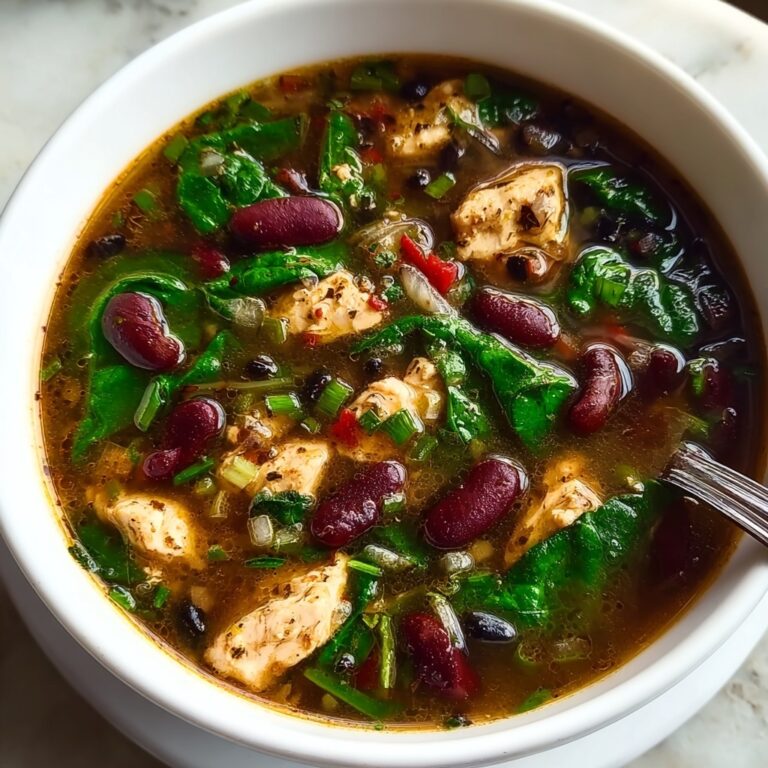 Chicken Spinach Bean Soup Recipe