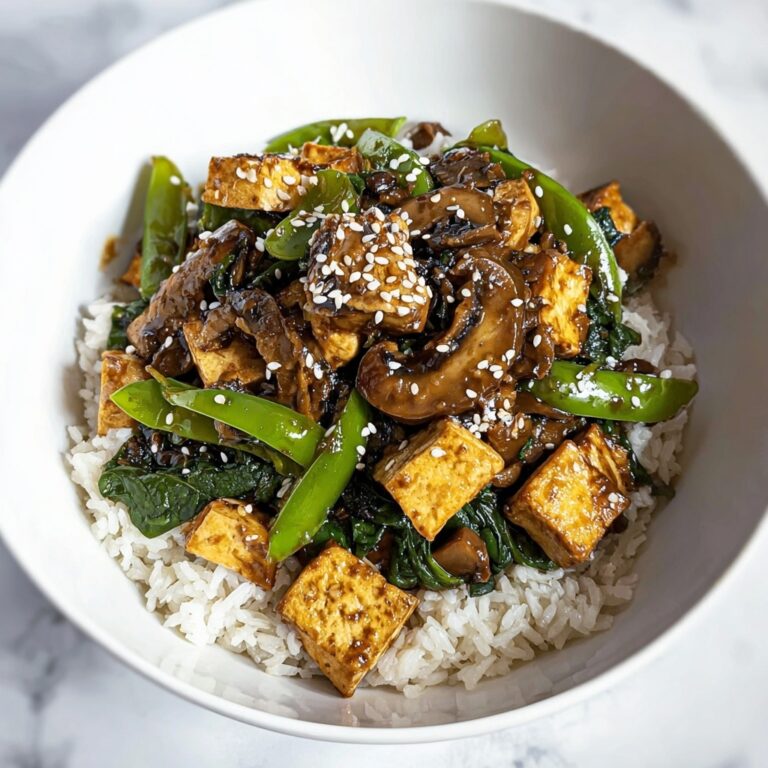 Crispy Mushroom and Tofu Stir-Fry for Healthy Weeknight Meals Recipe