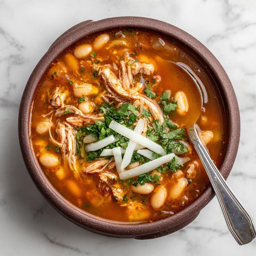 Red Chicken Pozole Soup Recipe - Recipe Image