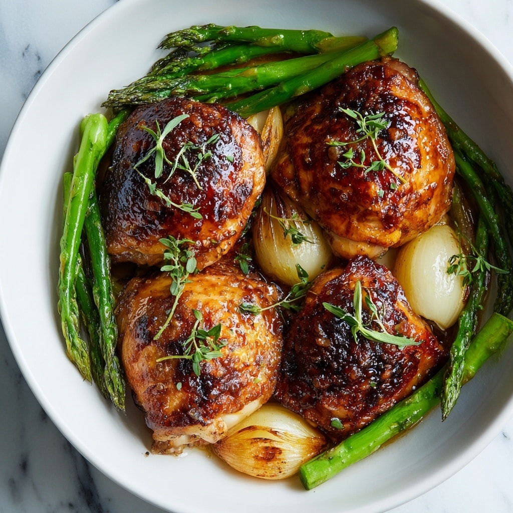 One-Pan Roasted Chicken with Spring Vegetables Recipe - Recipe Image