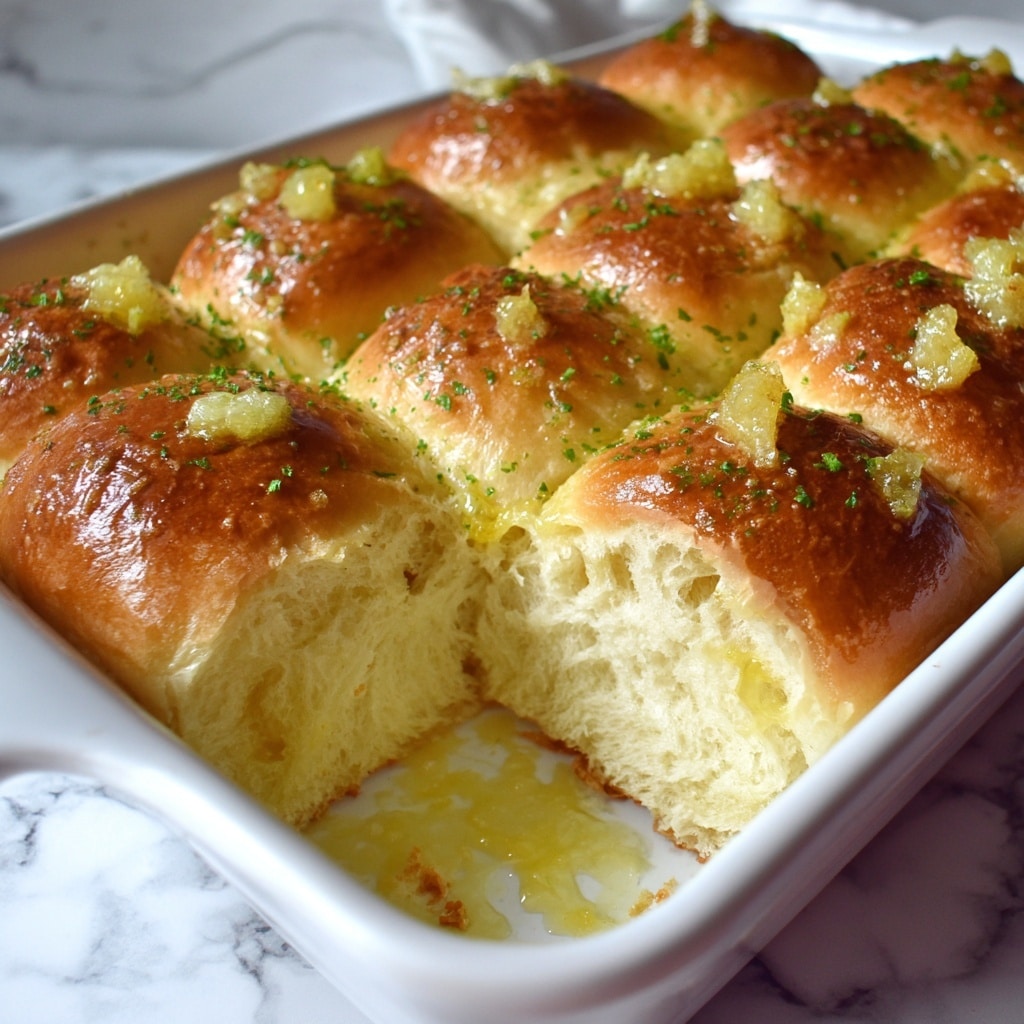 Garlic Bread Rolls Recipe - Recipe Image