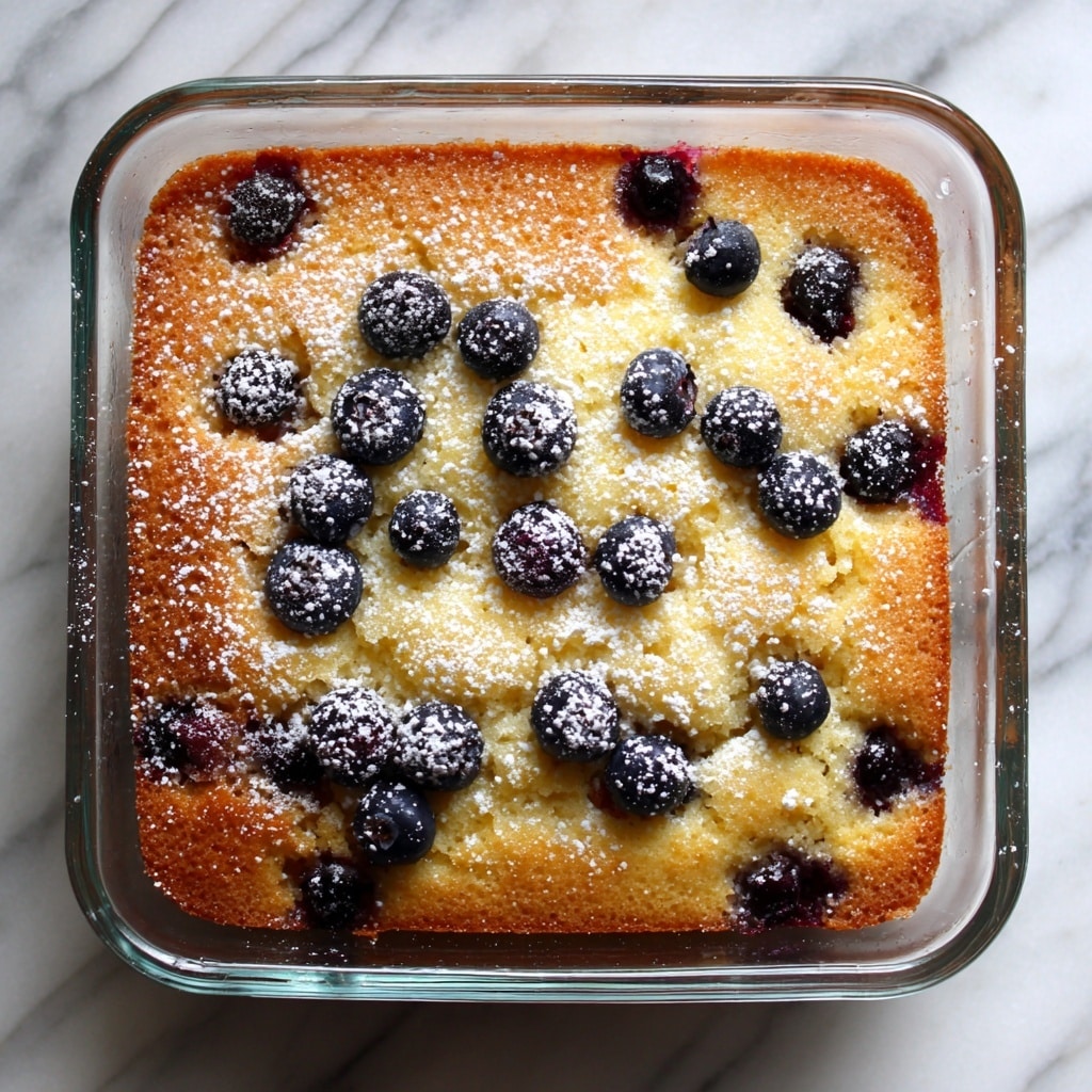 Lemon Blueberry Buttermilk Breakfast Cake Recipe - Recipe Image
