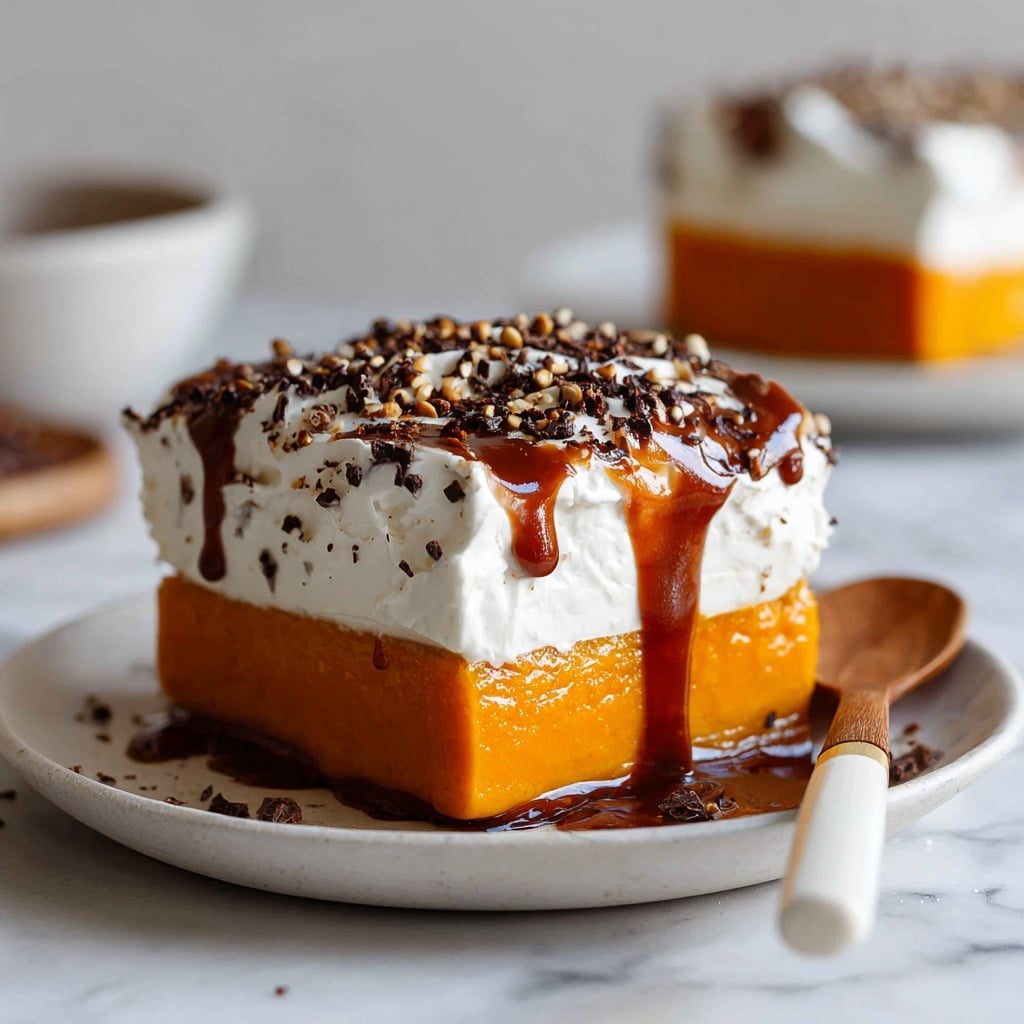 Pumpkin Caramel Poke Cake Recipe - Recipe Image