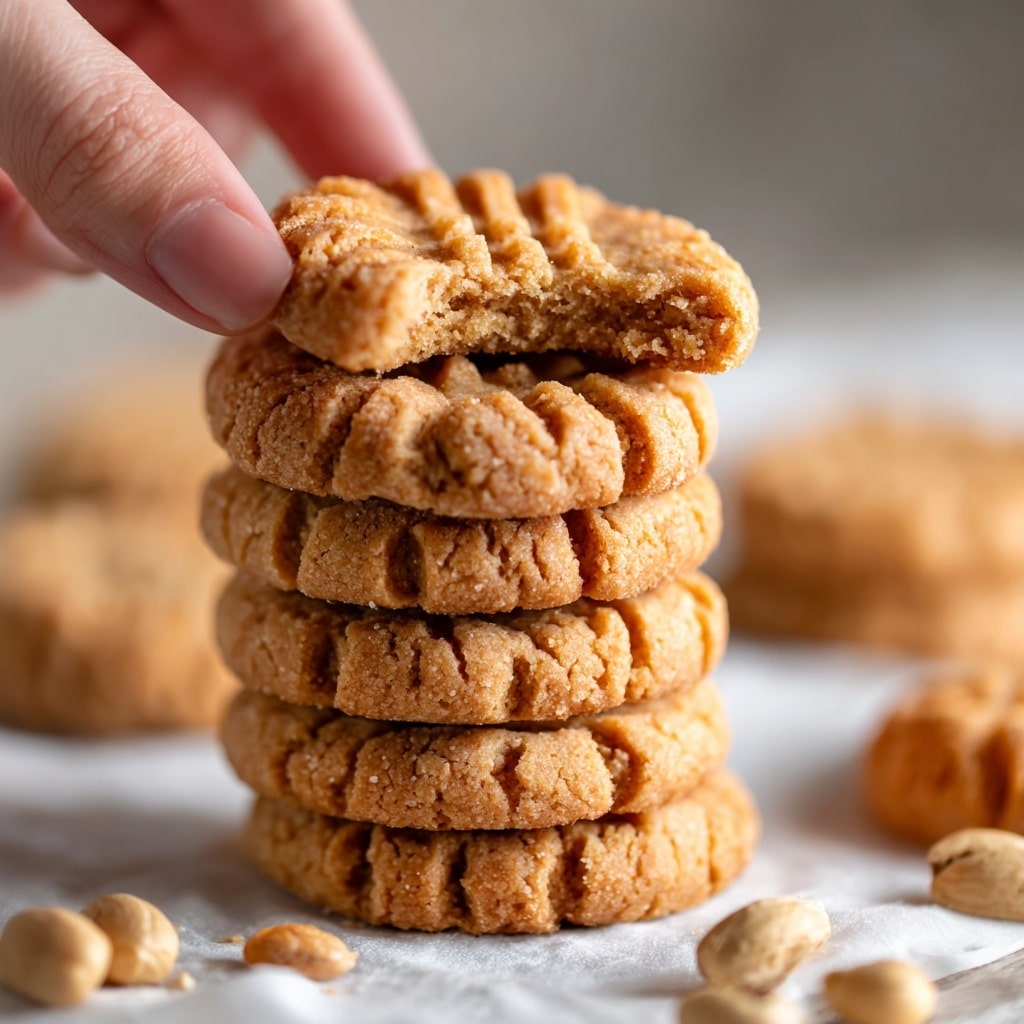 The BEST Soft and Chewy Peanut Butter Cookies Recipe - Recipe Image