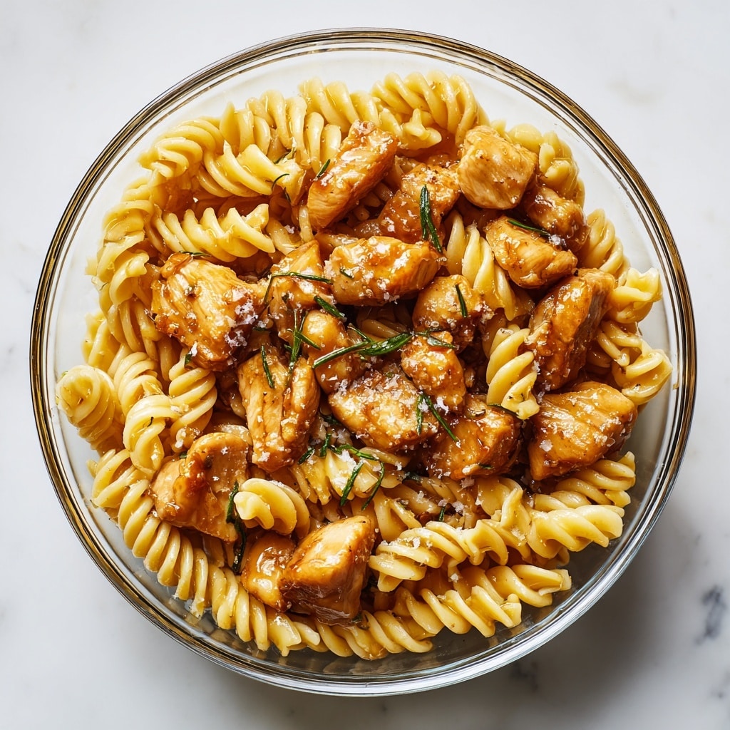 Honey Garlic Chicken Mac and Cheese Recipe - Recipe Image