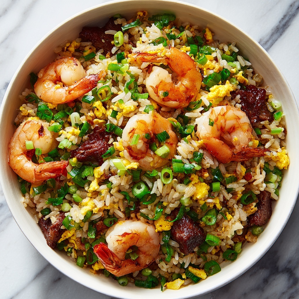 Shrimp and Steak Fried Rice Recipe - Recipe Image