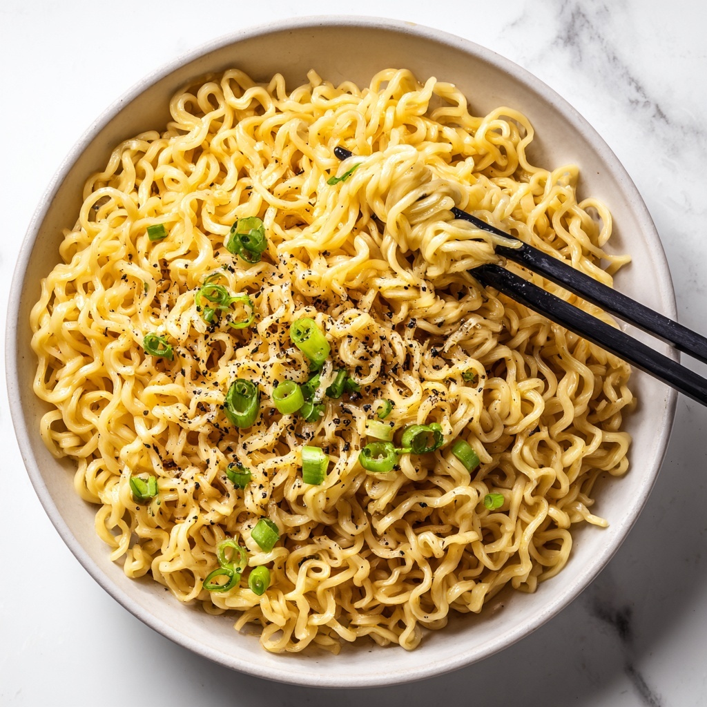 Garlic Butter Ramen Noodles in 10 Minutes Recipe - Recipe Image