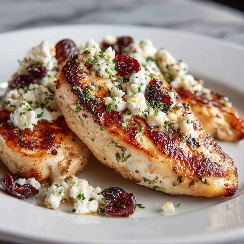 Cranberry and Brie Stuffed Chicken Recipe - Recipe Image