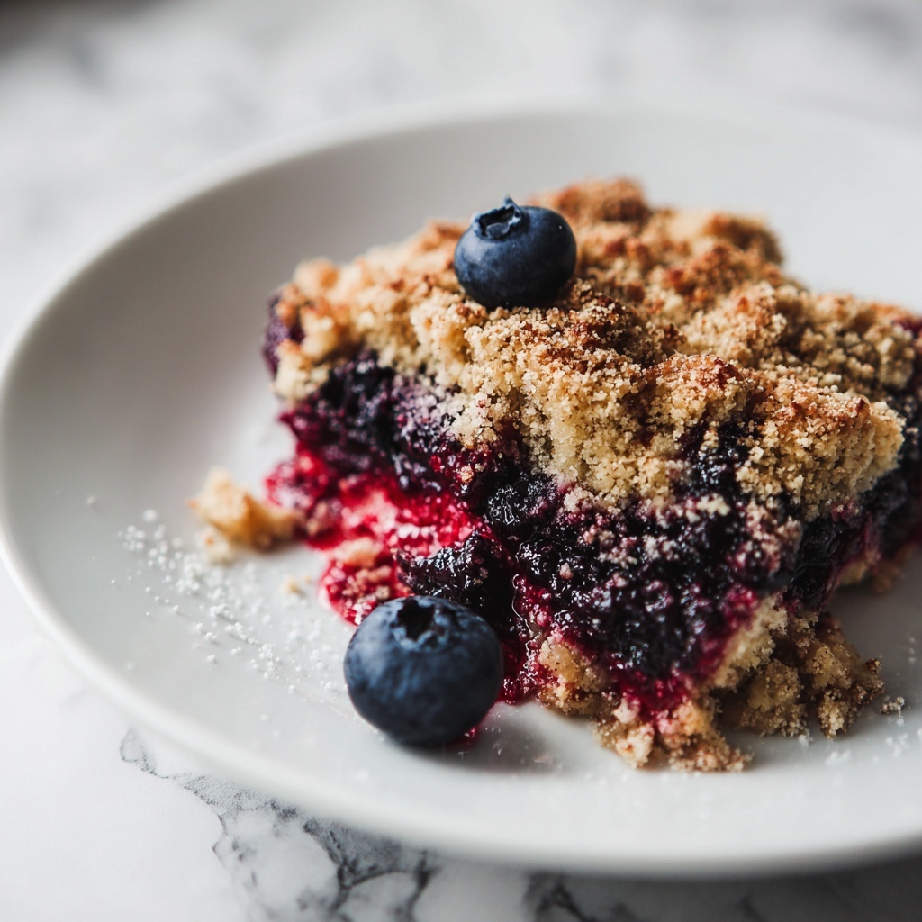 Blueberry Lemon Dump Cake Recipe - Recipe Image