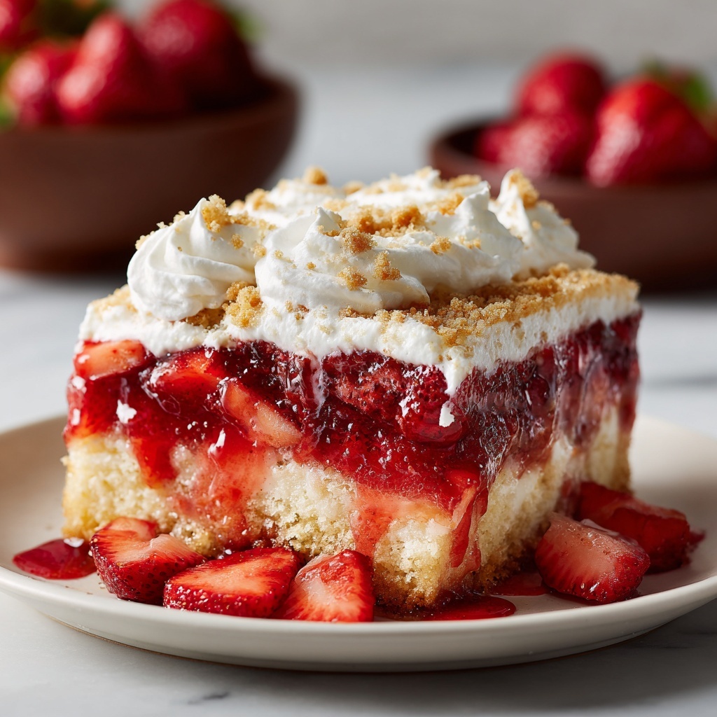 Strawberry Shortcake with Fluffy Biscuits and Whipped Cream Recipe - Recipe Image