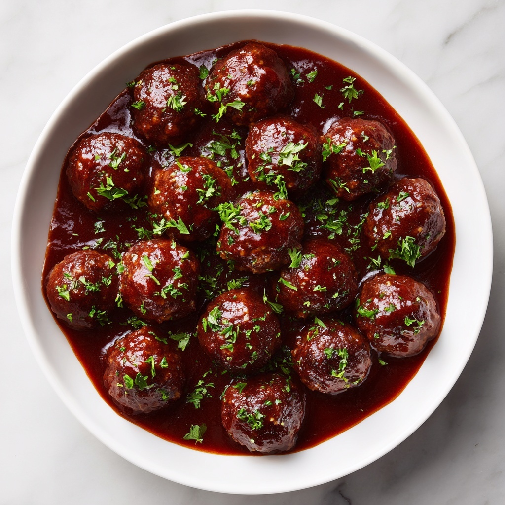 Cranberry Meatballs: Your Festive Holiday Crowd-Pleaser Recipe - Recipe Image