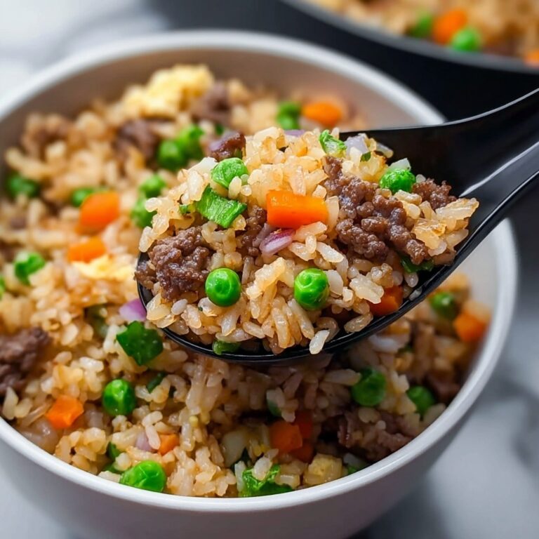 Onion Beef Fried Rice Recipe
