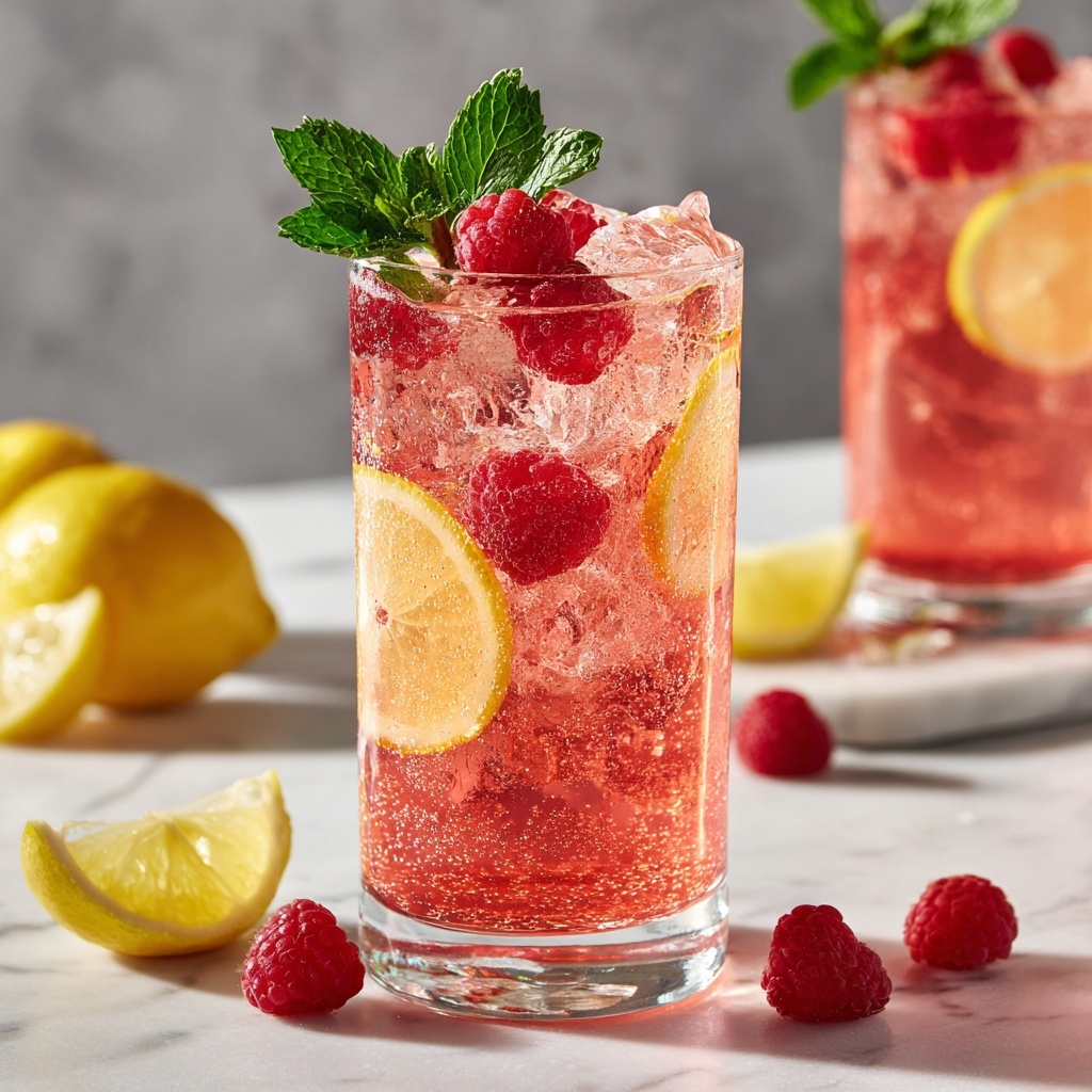 Sparkling Raspberry Lemonade: Refreshing Recipe for Summer Sips Recipe - Recipe Image