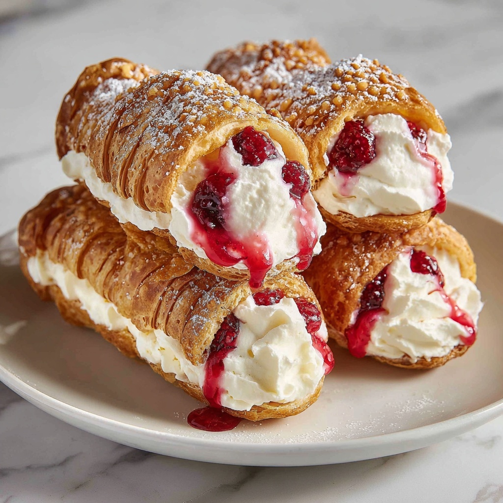 Cherry Cream Cheese Egg Rolls Recipe - Recipe Image