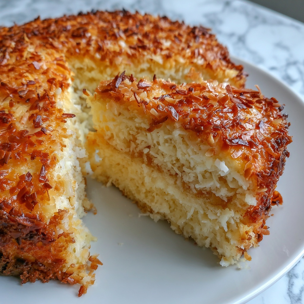 Coconut Cheesecake Bread Pudding Recipe - Recipe Image