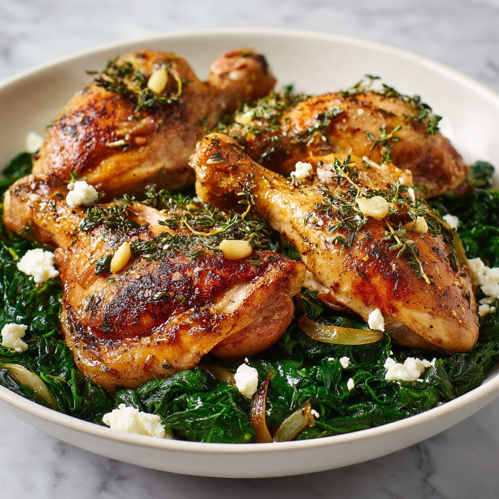 Easy Chicken Breast with Feta and Spinach Recipe - Recipe Image
