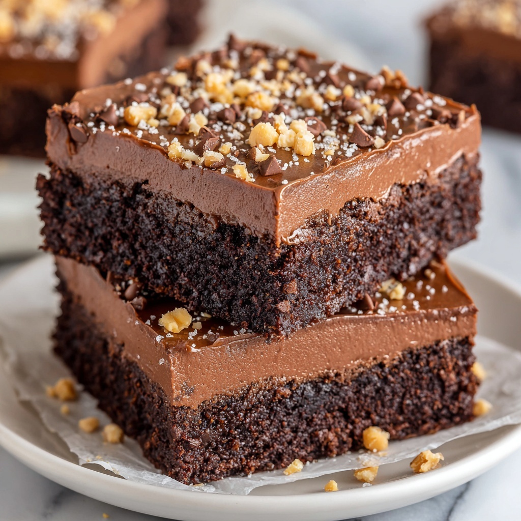 No Bake Nutella Brownies Recipe - Recipe Image