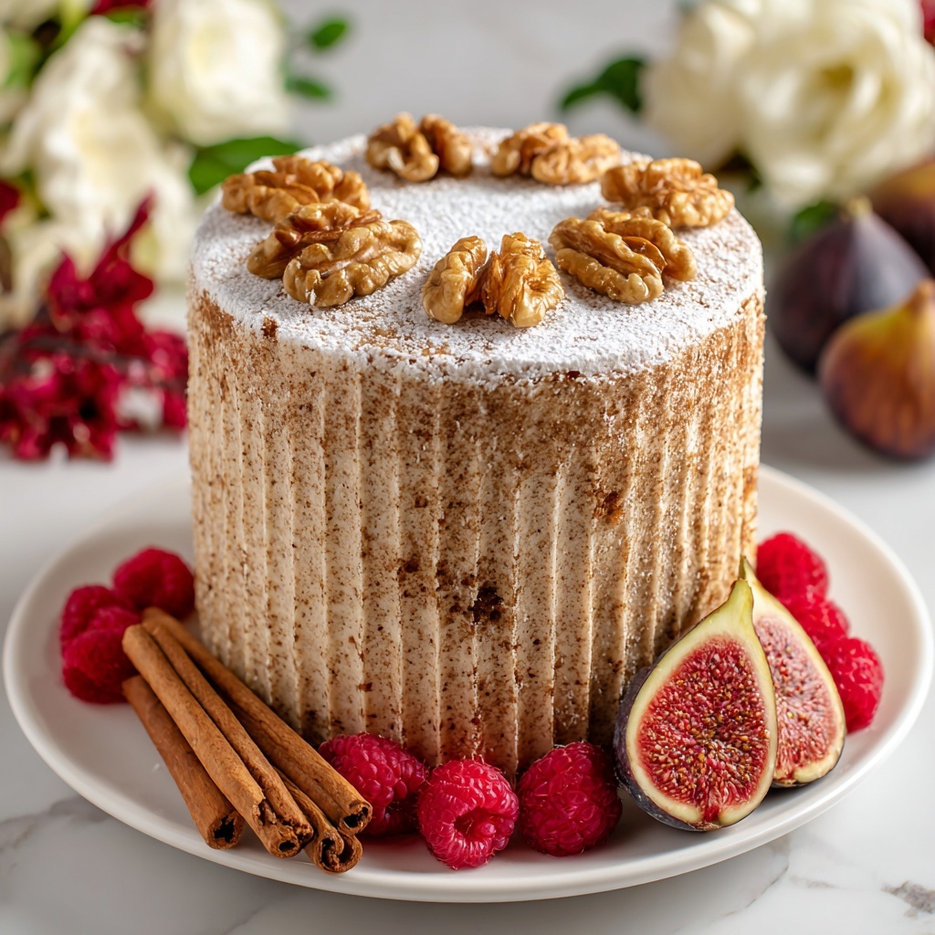 Walnut Cinnamon Cake Recipe - Recipe Image