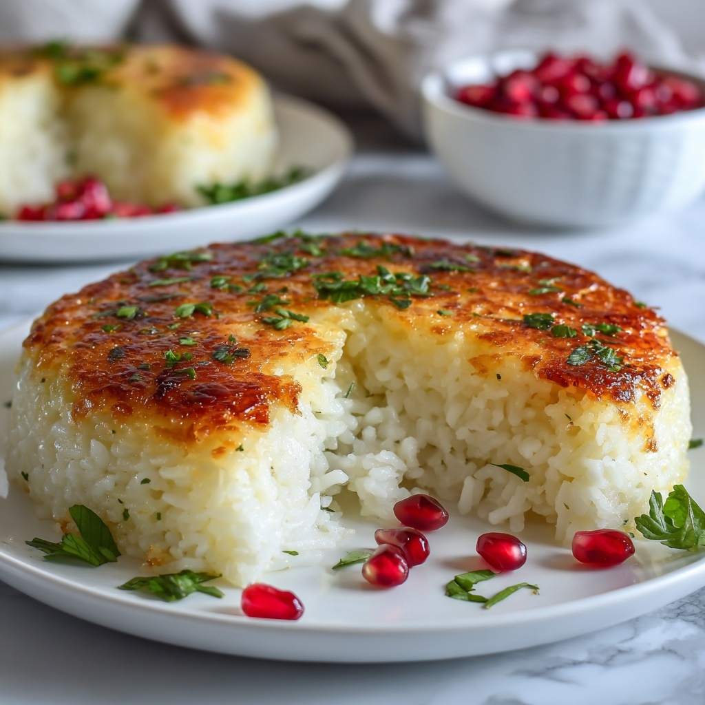 Persian Crispy Rice Cake Recipe - Recipe Image