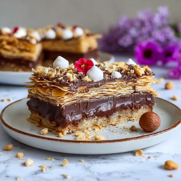 Choc Hazelnut Baklava Tart Recipe