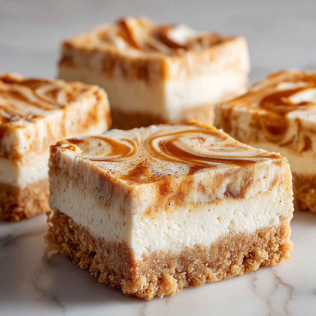 Pumpkin Cheesecake Bars Recipe - Recipe Image
