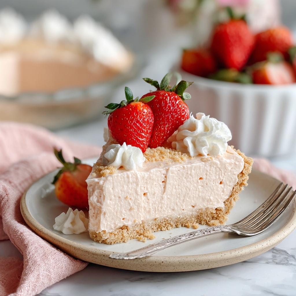 Kool Aid Pie: A Fun and Easy No-Bake Strawberry Dessert Recipe - Recipe Image