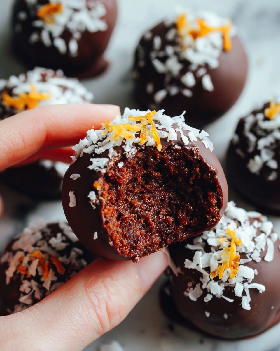 Easy Chocolate Orange Truffles Recipe - Recipe Image