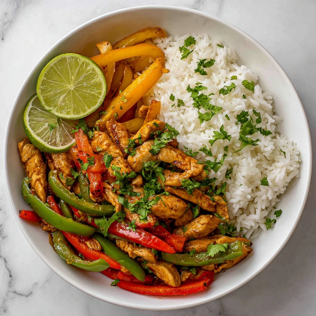 Chicken Fajita Bowl Recipe - Recipe Image