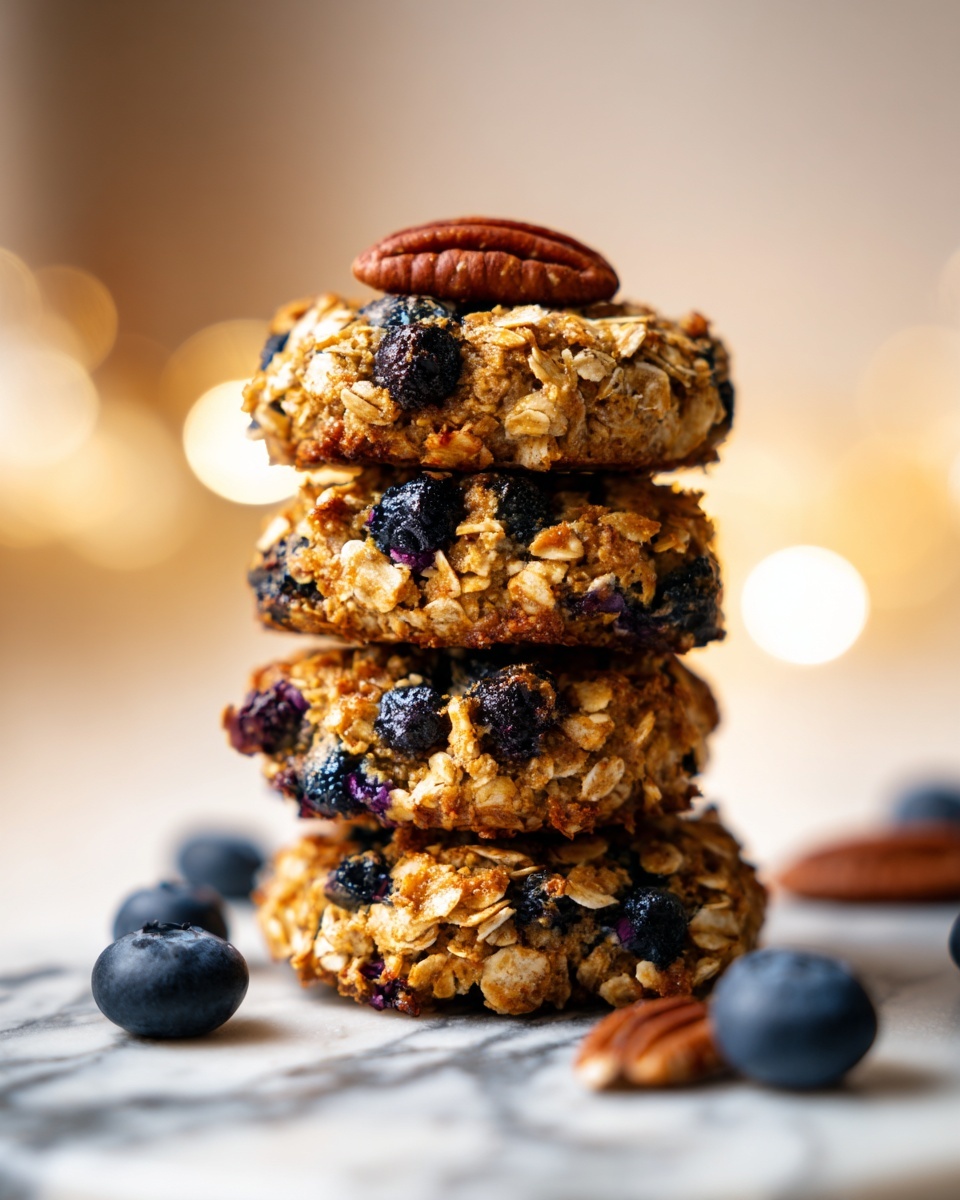 Banana Blueberry Oatmeal Breakfast Cookies Recipe - Recipe Image