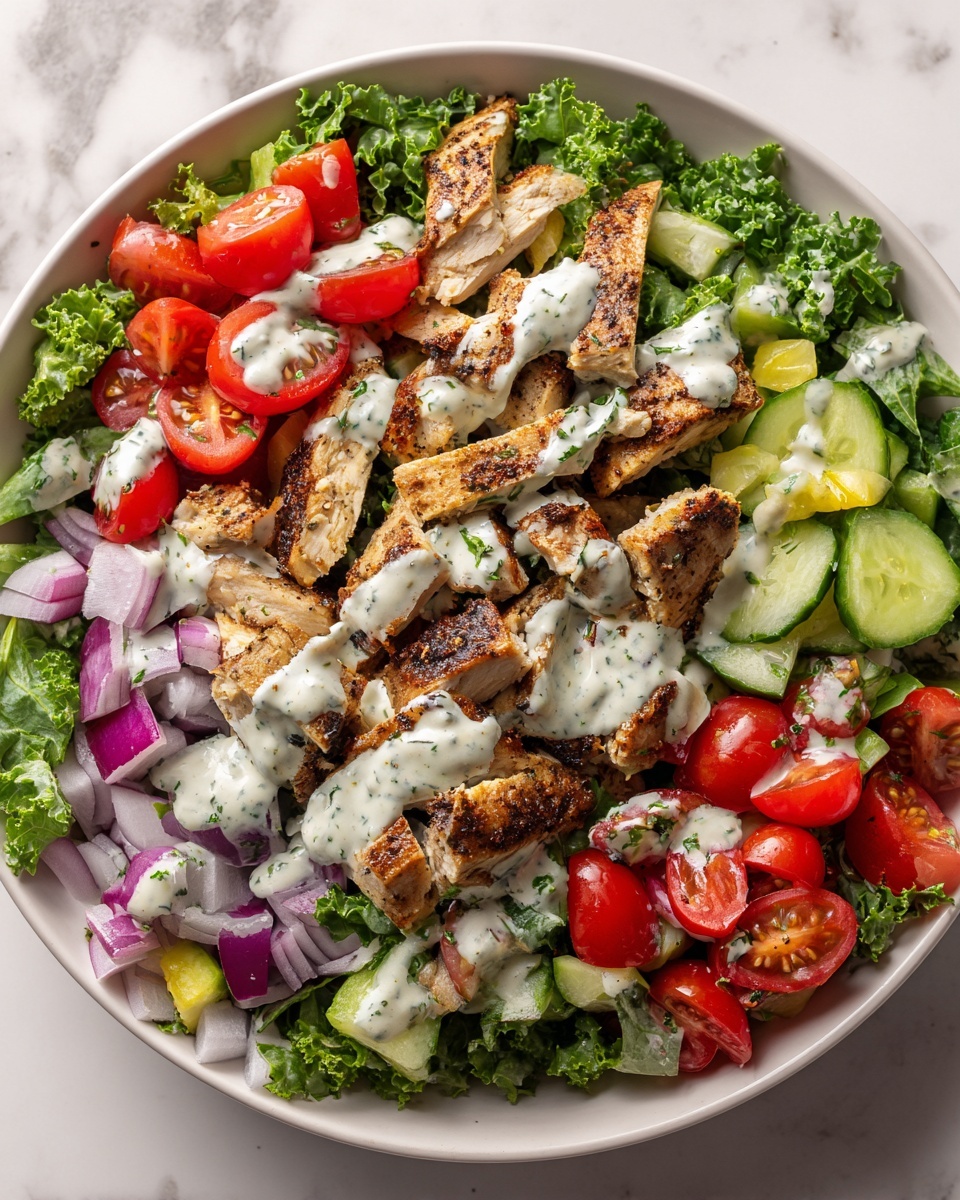 Tzatziki Chicken Salad Recipe - Recipe Image