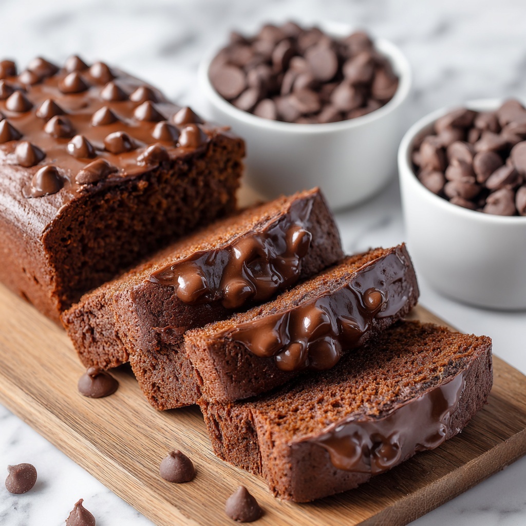 Hot Fudge Brownie Bread Recipe - Recipe Image
