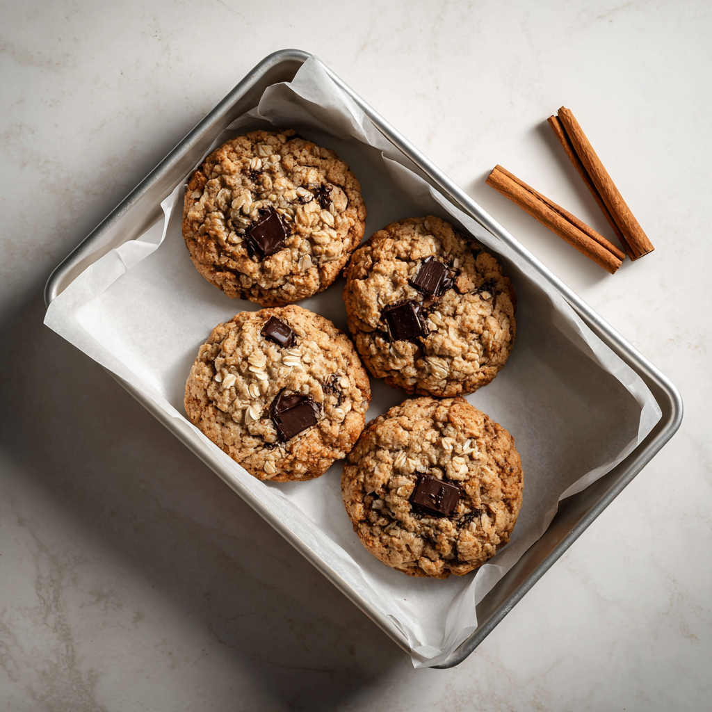 No-Bake Chocolate Peanut Butter Oatmeal Cookies Recipe - Recipe Image