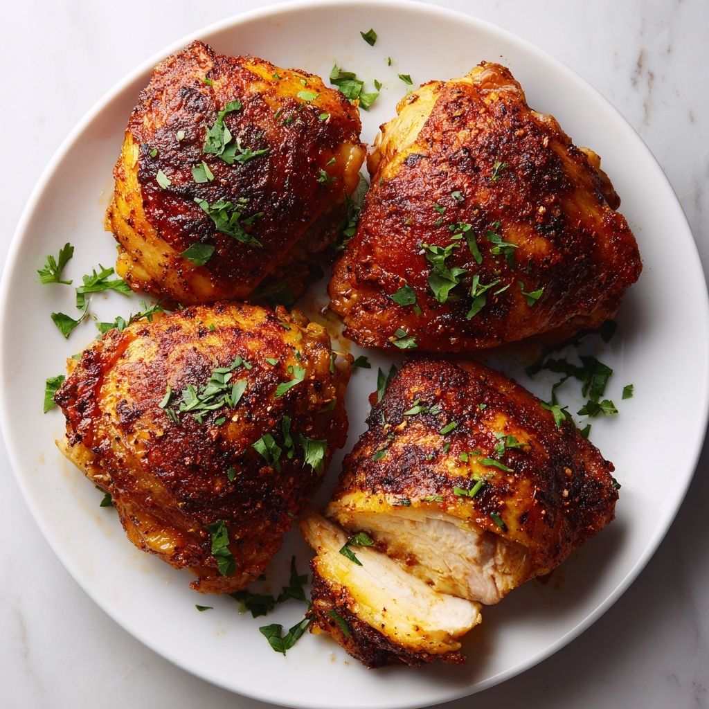 Garlic Parmesan Chicken Thighs Recipe - Recipe Image