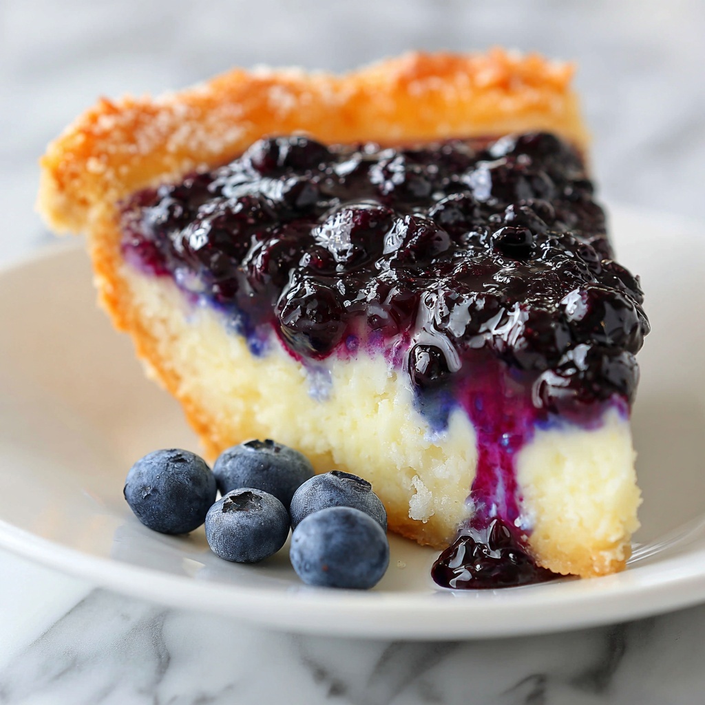 Blueberry Lemon Upside Down Cake Recipe - Recipe Image